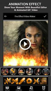 Fire Photo Effect Video Maker