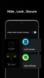 Video Hide Screen Overlay