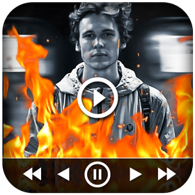 Fire Photo Effect Video Maker