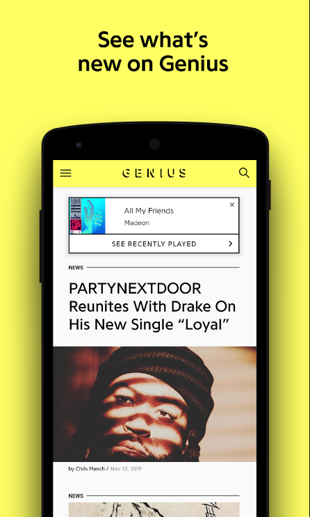 Genius - Song Lyrics Finder(MoreGenius)