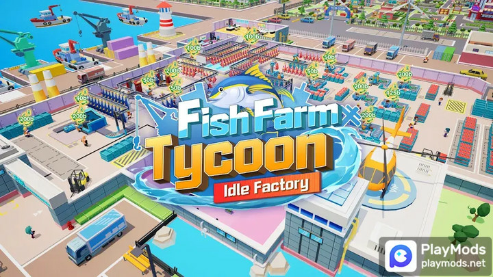 Fish Farm Tycoon: Idle FactoryMod  Apk v1.4.2(No Ads)