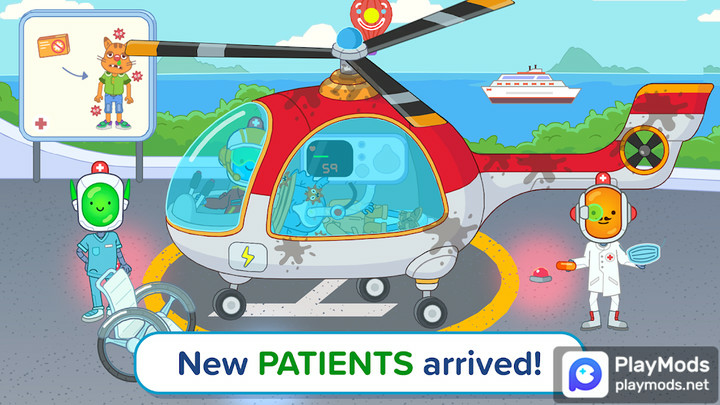 Pepi Hospital 2: Flu ClinicMod  Apk v1.5.6(unlock all content)