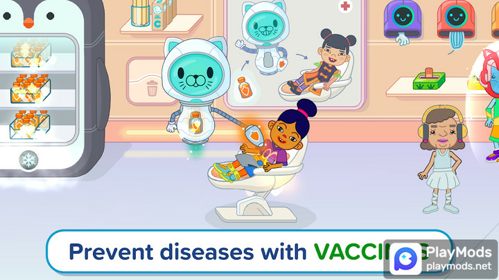 Pepi Hospital 2: Flu ClinicMod  Apk v1.5.6(unlock all content)