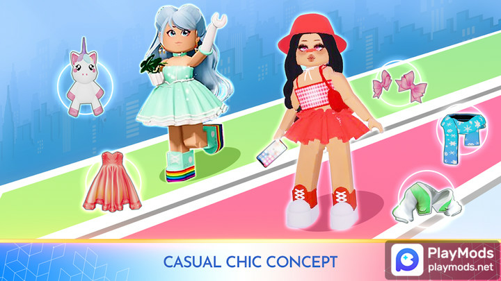 Fashion Frenzy: Blox RunwayMod  Apk v1.0.5(No Ads)