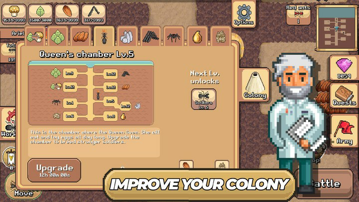 Pocket Ants: Colony SimulatorMod  Apk v0.0855