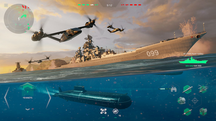 Modern Warships: Naval BattlesMod  Apk v0.73.1.12051516