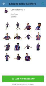 Lewandowski Stickers