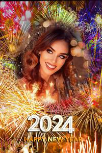 New Year Photo Frame 2024