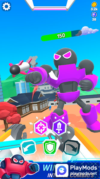 Mechangelion - Robot FightingMod  Apk v1.45(Unlimited Money)