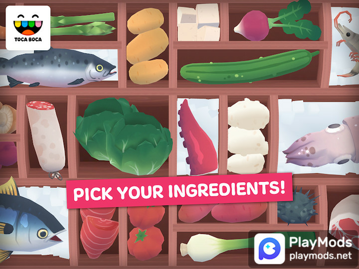 Toca Kitchen Sushi RestaurantMod  Apk v2.4-play(Full Unlocked)