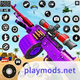 FPS Shooter:3D Gun Fire GamesMod  Apk v9.5(Unlimited Resources)