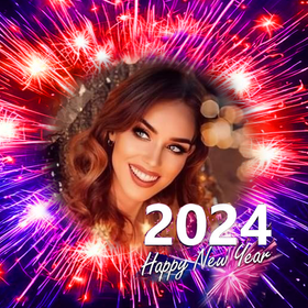 New Year Photo Frame 2024