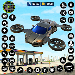 Flying Car Simulator: Car Game Mod APK 58 [Mod speed]