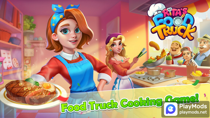 Rita's Food Truck:Cooking GameMod  Apk v1.4(unlimited money)