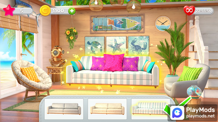 Beach Homes Design : Miss RobiMod  Apk v1(Unlimited Resources)