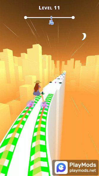 Sky Roller: Rainbow SkatingMod  Apk v1.19.2(Unlock all appearances)