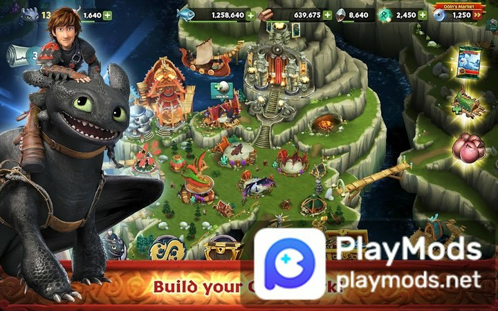 Dragons: Rise of BerkMod  Apk v1.78.6(A lot of runes)