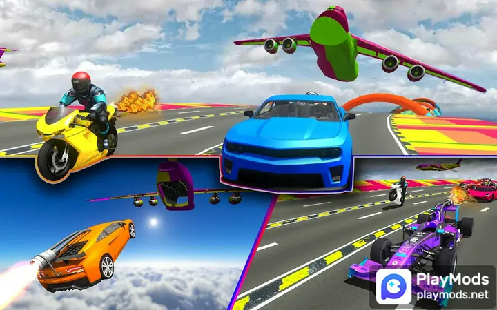 Rocket Car Racing StuntsMod  Apk v1.3(unlimited money)