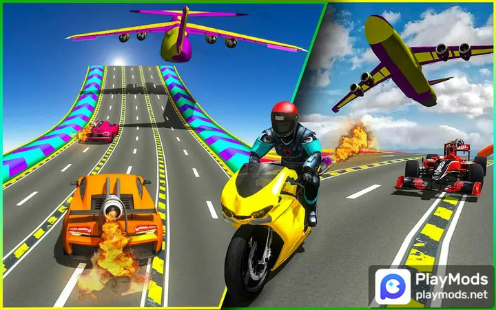 Rocket Car Racing StuntsMod  Apk v1.3(unlimited money)