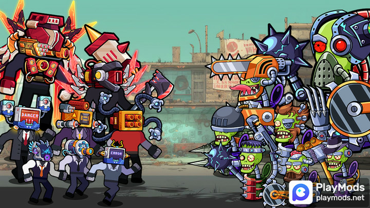 Merge War: Zombie vs CybermenMod  Apk v1.0.4(unlimited money)