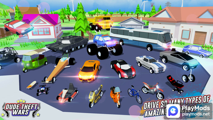 Dude Theft WarsMod  Apk v0.9.0.9B(Unlimited Money)