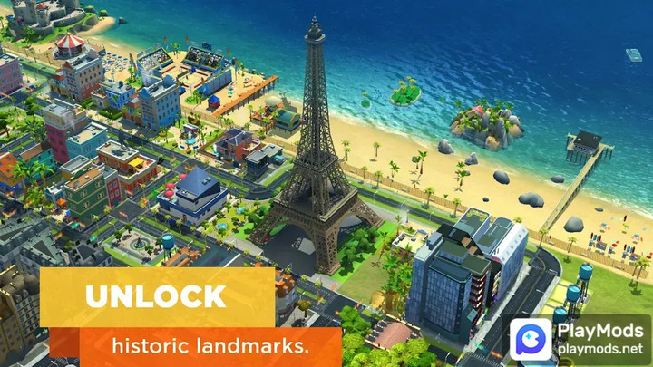 SimCity BuildItMod  Apk v1.51.5.118187(Unlimited Coins)