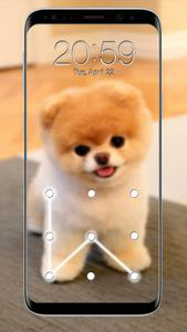 Puppy Dog Pattern Lock Screen