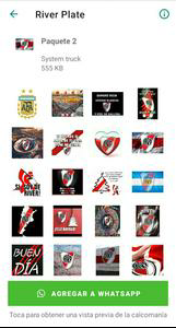 Stickers do River Plate