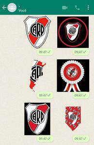 Stickers do River Plate