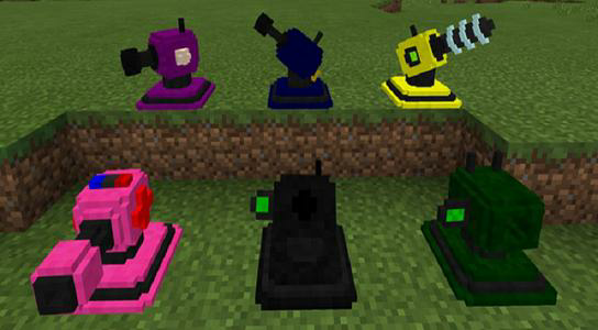 Turrets addon for mcpe