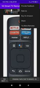 VU Smart TV Remote