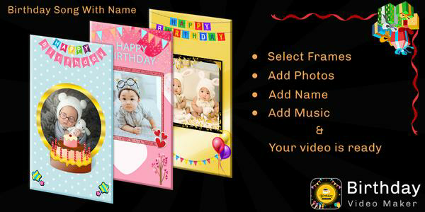 Birthday Song Video Maker