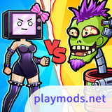 Merge War: Zombie vs CybermenMod  Apk v1.0.4(unlimited money)