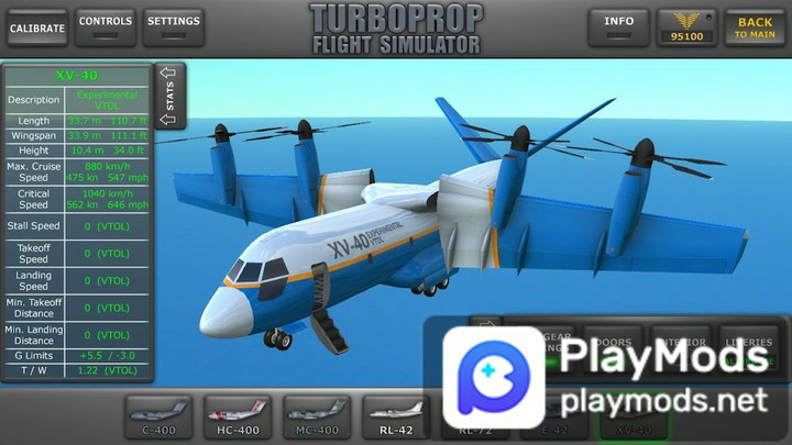 Turboprop Flight Simulator 3DMod  Apk v1.30.4