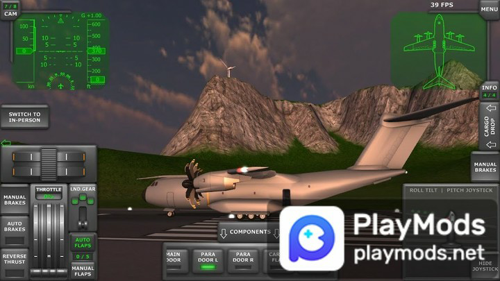 Turboprop Flight Simulator 3DMod  Apk v1.30.4