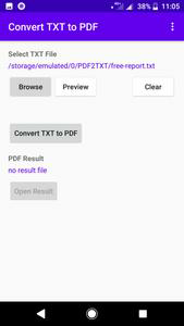 Text to PDF Converter