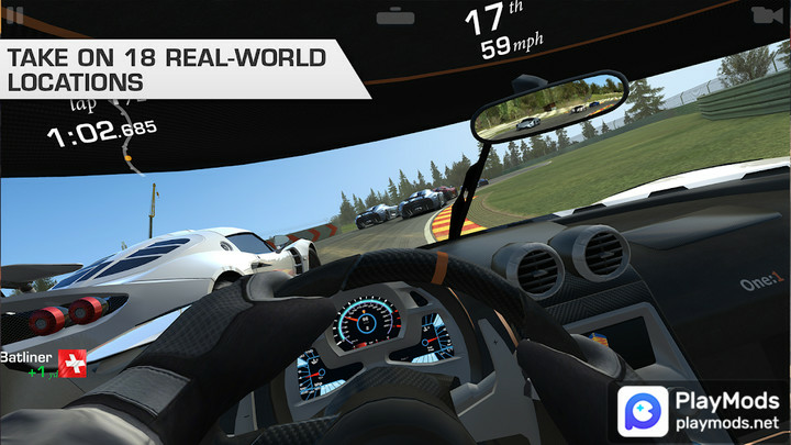 Real Racing 3Mod  Apk v12.0.1(Contains 295 cars)