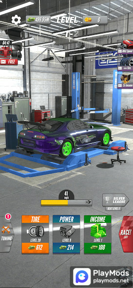 Dyno 2 Race - Car TuningMod  Apk v1.1(Unlimited Money)