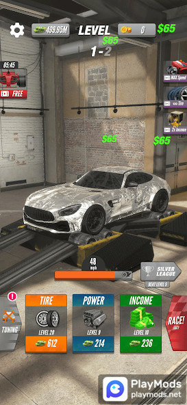 Dyno 2 Race - Car TuningMod  Apk v1.1(Unlimited Money)