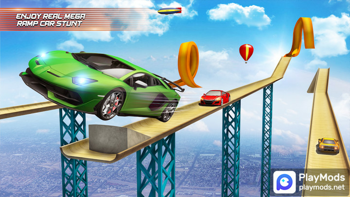 Mega Ramp Car Racing Master 3DMod  Apk v2.8.7(speed change)