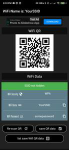 WiFi QR password Scanner