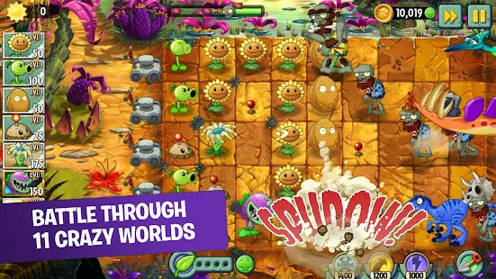 Plants vs. Zombies 2 FreeMod  Apk v11.0.1(Unlimited Money)