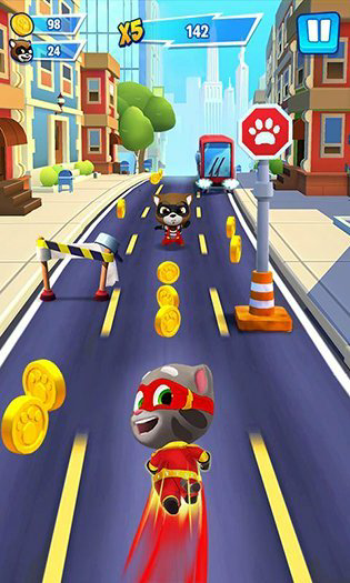 Talking Tom Hero DashMod  Apk v4.3.5.5488(Unlimited Money)