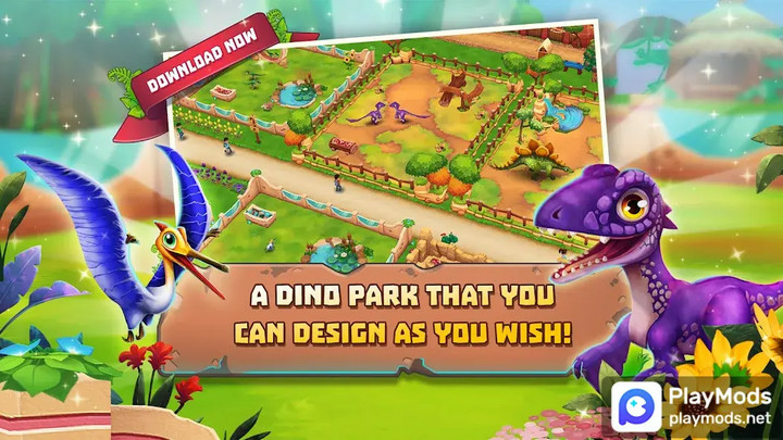 Dinosaur Park – Primeval ZooMod  Apk v2.16.1(Speed change)