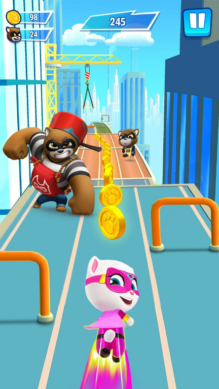 Talking Tom Hero Dash Apk v4.3.5.5488