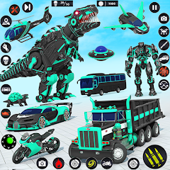 Dino Robot Car Transform Games Mod APK 1.51 [Unlimited money]