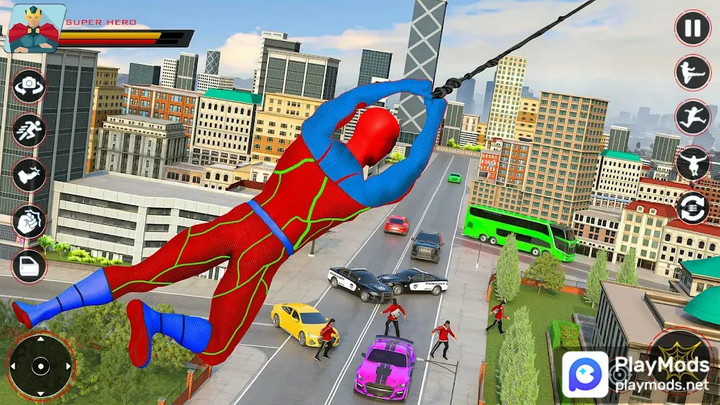 Spider Rope Hero Flying GamesMod  Apk v1.9.4(Unlimited Resources)