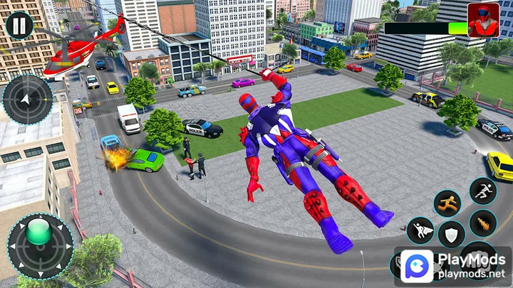 Spider Rope Hero Flying GamesMod  Apk v1.9.4(Unlimited Resources)