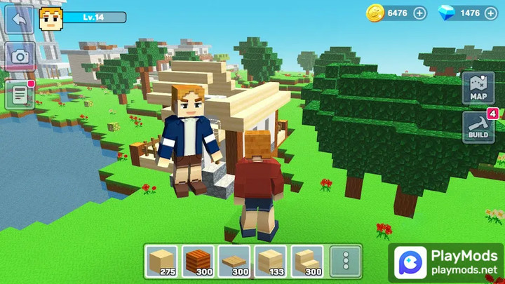 MiniCraft: Blocky Craft 2023Mod  Apk v4.0.31(Unlimited Gold)