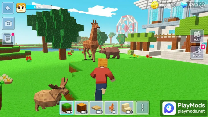 MiniCraft: Blocky Craft 2023Mod  Apk v4.0.31(Unlimited Gold)